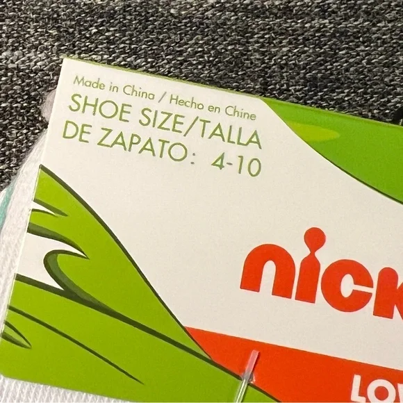 NWT Nickelodeon Womens Shoe Size 4-10 Liner Socks No Show 10 Pairs Rugrats - Picture 4 of 4